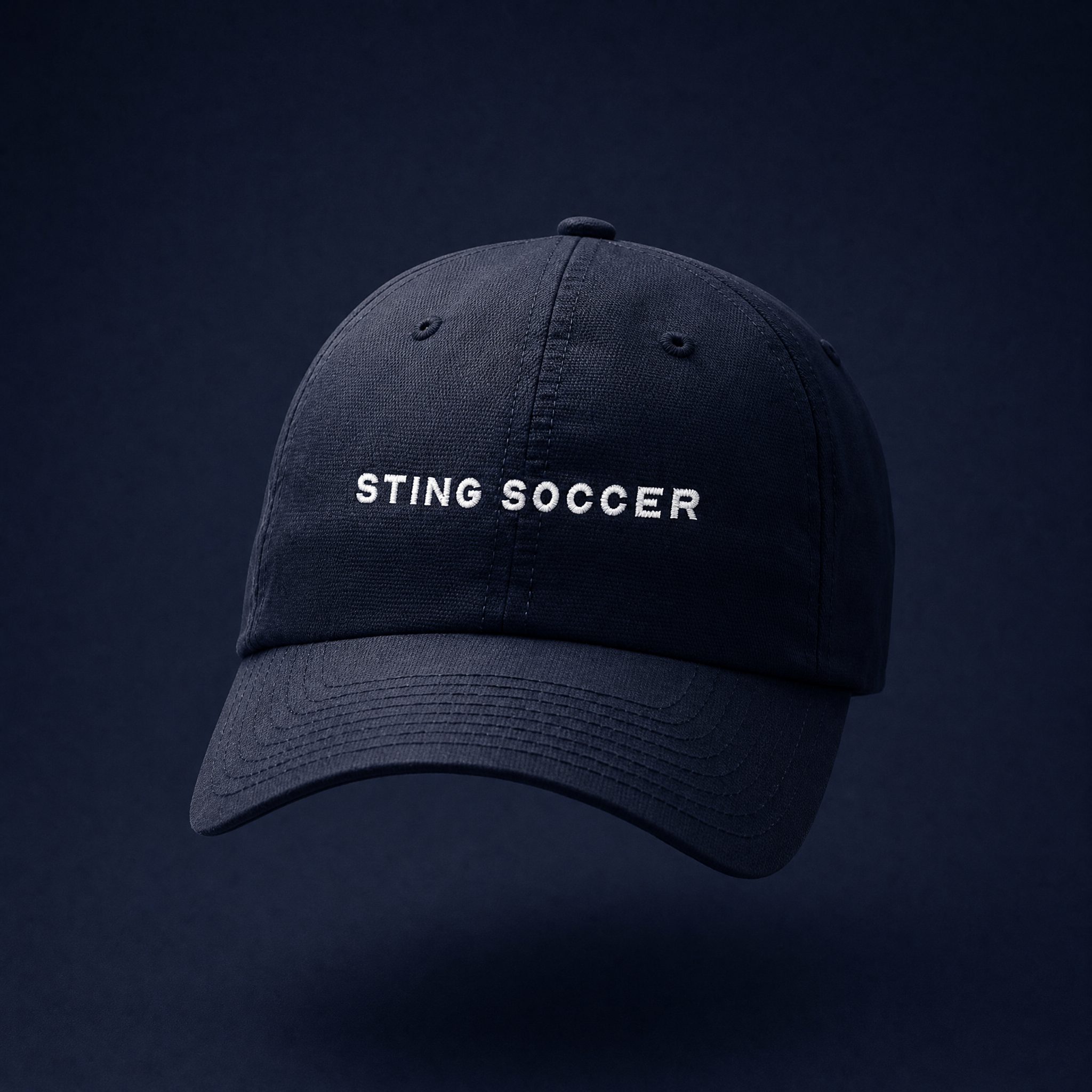 Sting Soccer Relaxed Performance Lite Cap | Hat | Navy
