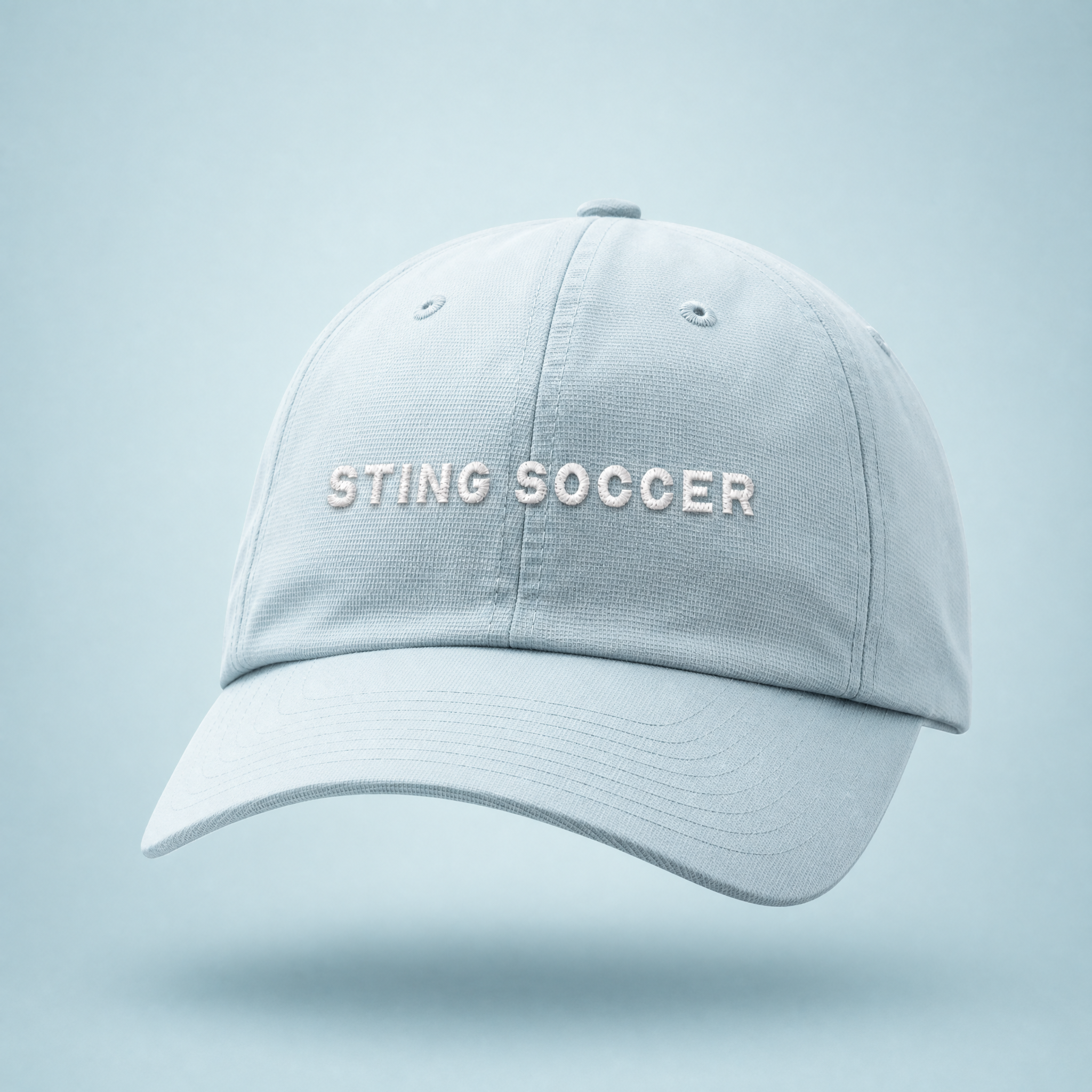 Sting Soccer Relaxed Performance Lite Cap | Hat | Soft Blue