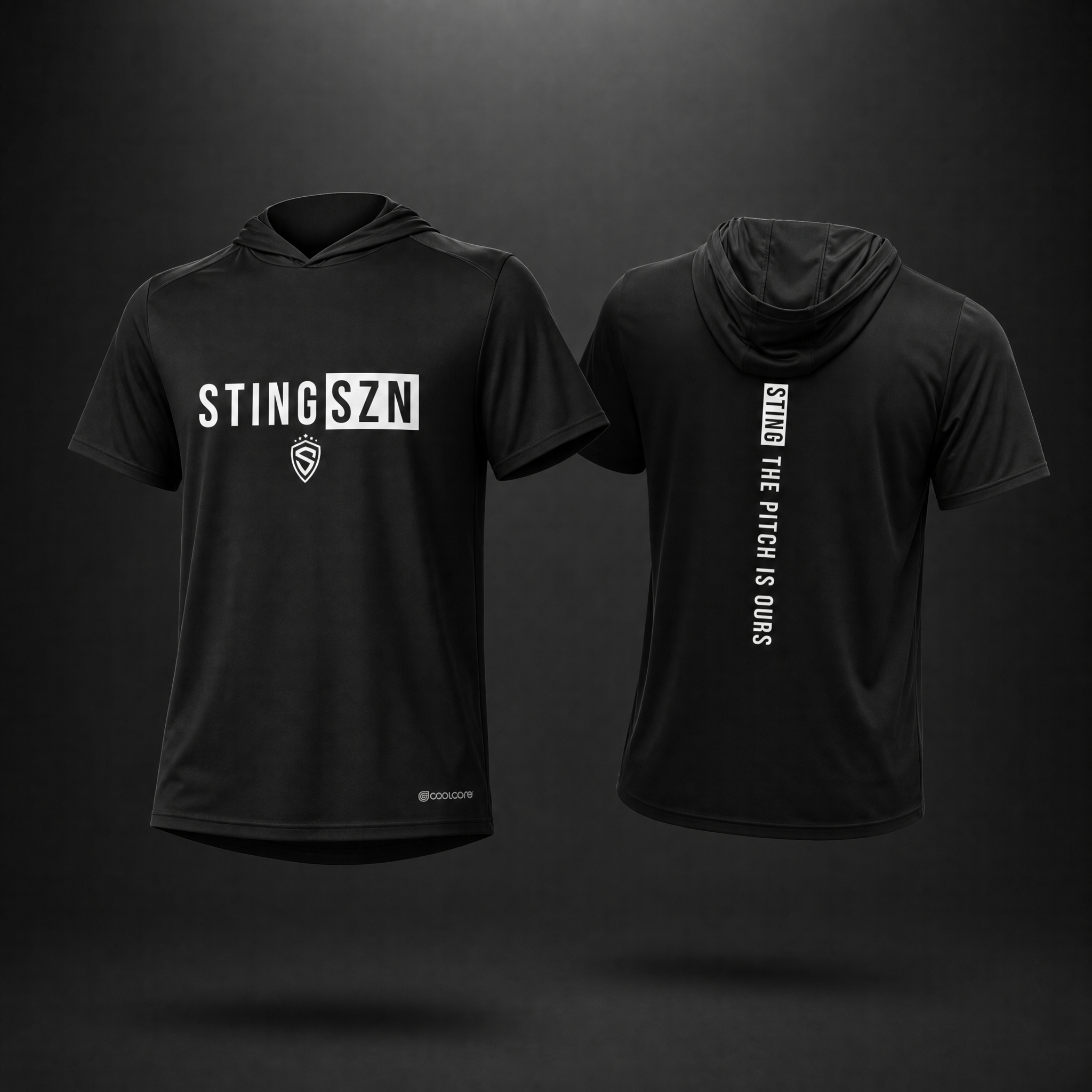 Sting SZN | Pitch Is Ours Coolcore Hoodie | Black