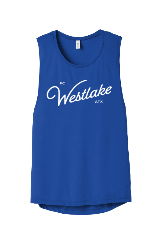 FC Westlake | True Royal Women's Flowy Scoop Muscle Tank