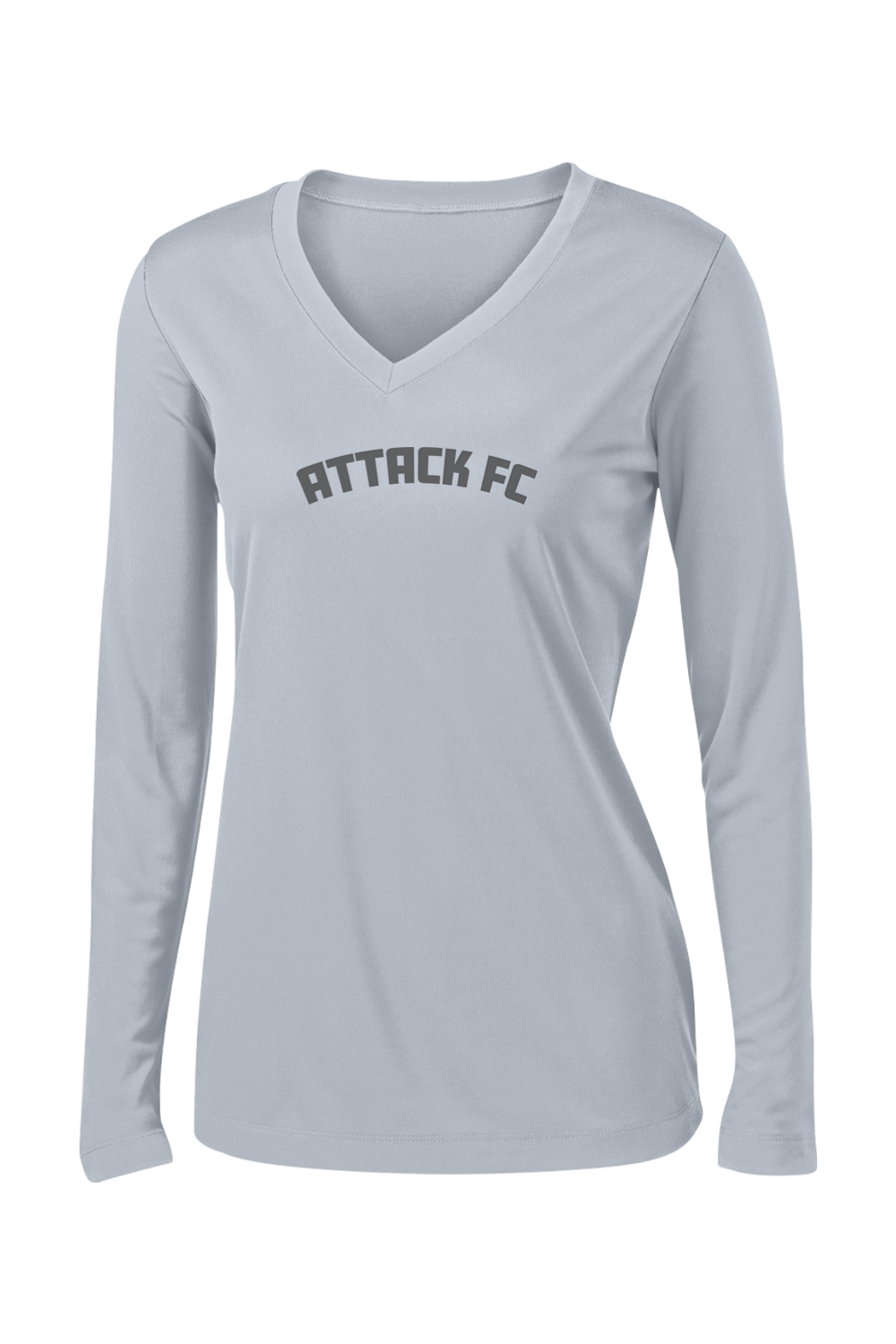 Attack FC | Ladies PosiCharge Competitor Long Sleeve V-Neck Tee