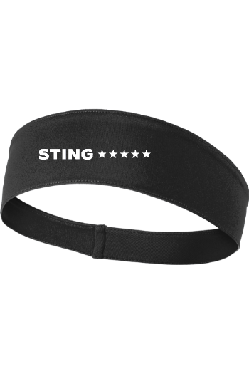 Sting Soccer Core | Star Competitor Headband | Black
