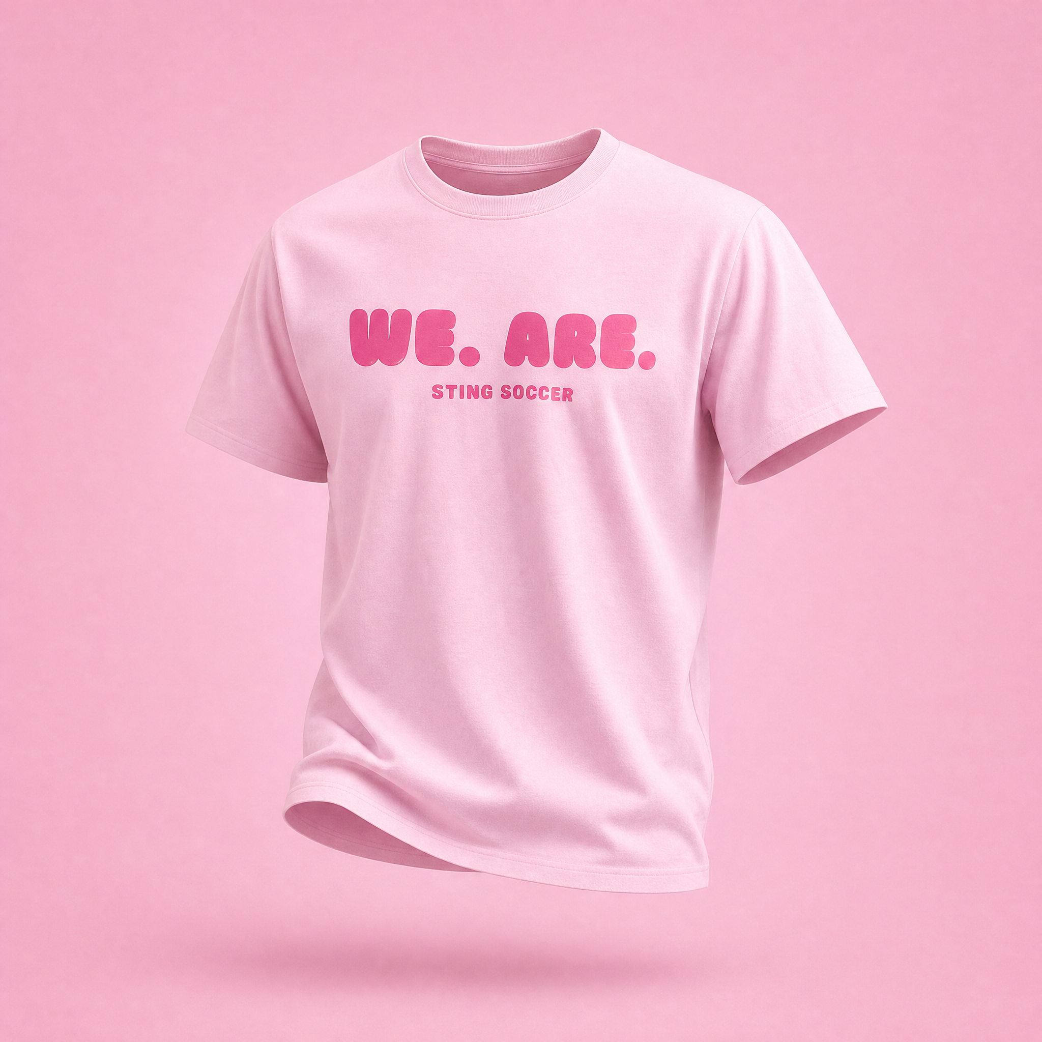 StingSting Soccer | We Are. Pink CC Tee | Blossom