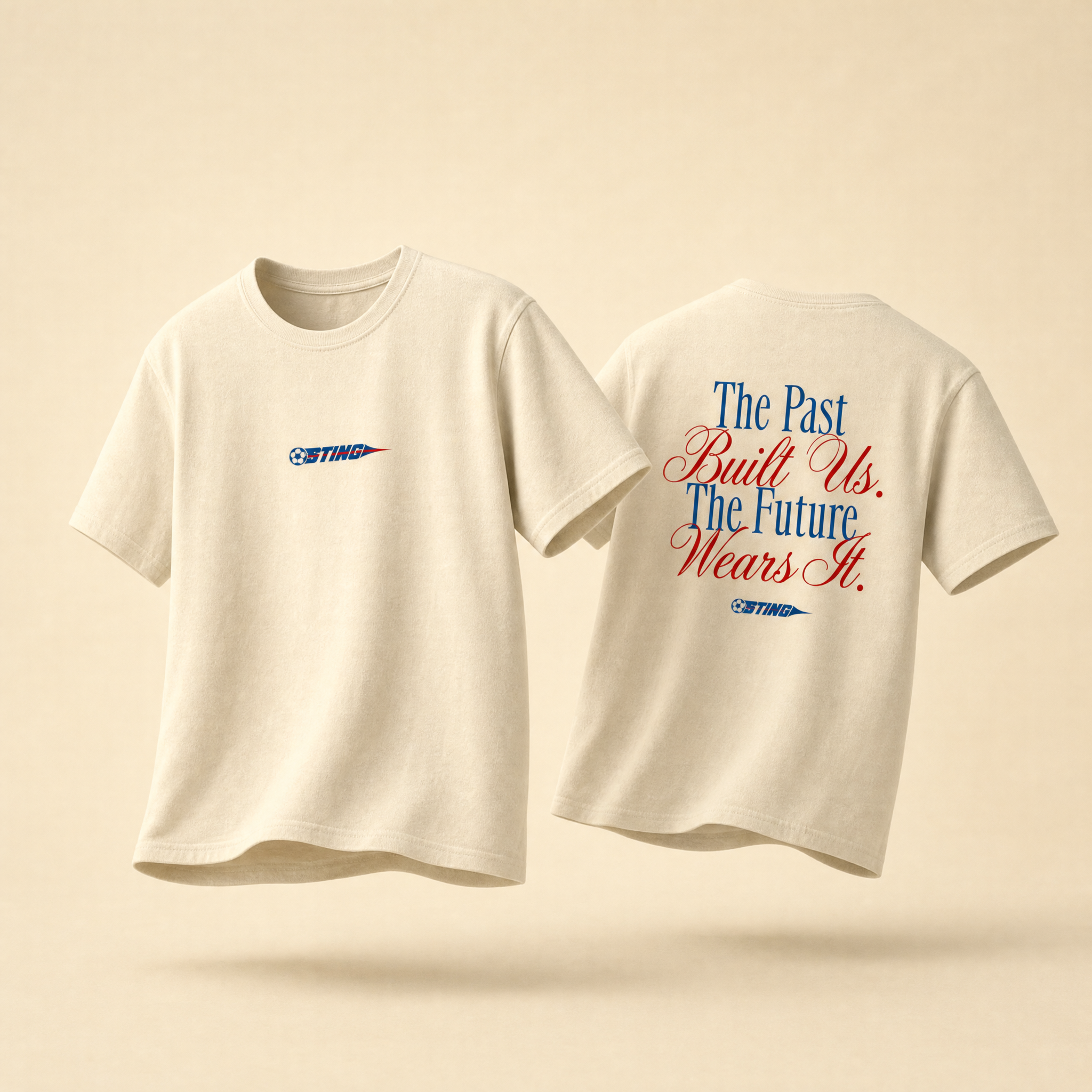 Sting Legacy Collection | Unisex Past Built Us Tee | Ivory