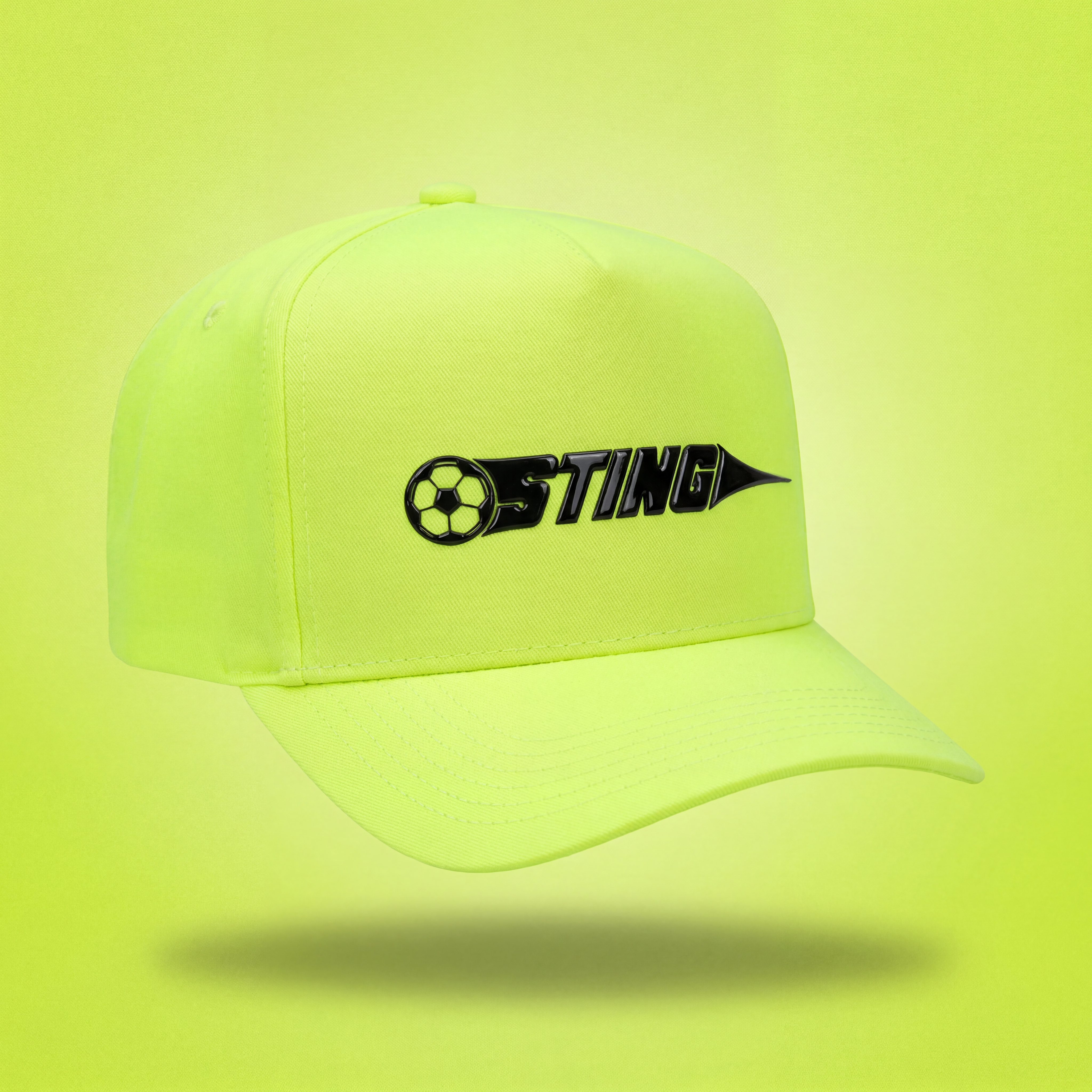 Sting Legacy Neon 5 Panel Cap | Hat | Neon Yellow