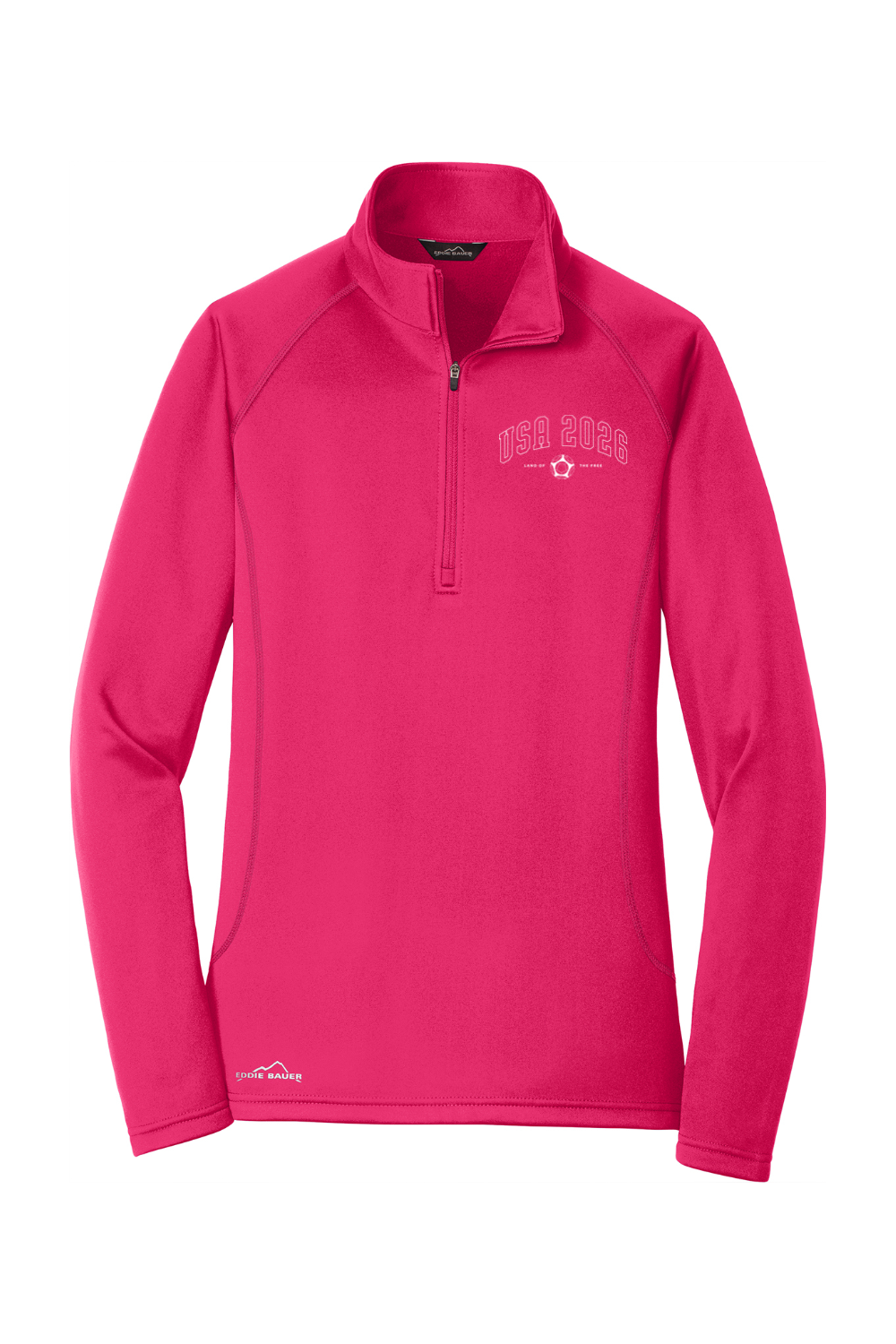 USA | Eddie Bauer Ladies Smooth Fleece 1/2-Zip Sweatshirt